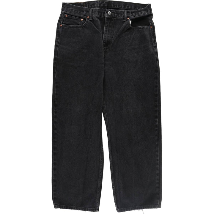 Levi's 00550-0260 Black Denim Tapered Denim Pants Men's W37 equivalent /eaa492017