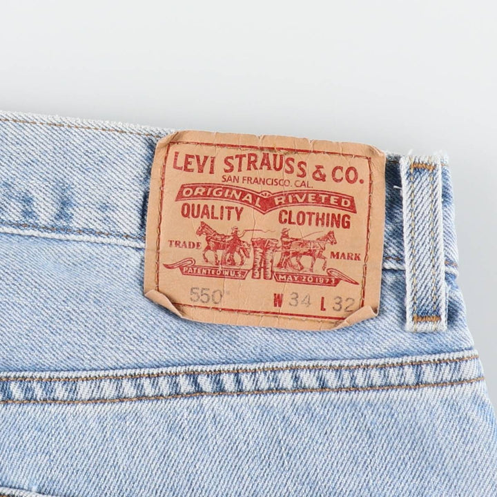 00'S Levi's 550 Relaxed Fit Tapered Denim Pants Men's W34 equivalent /eaa492019