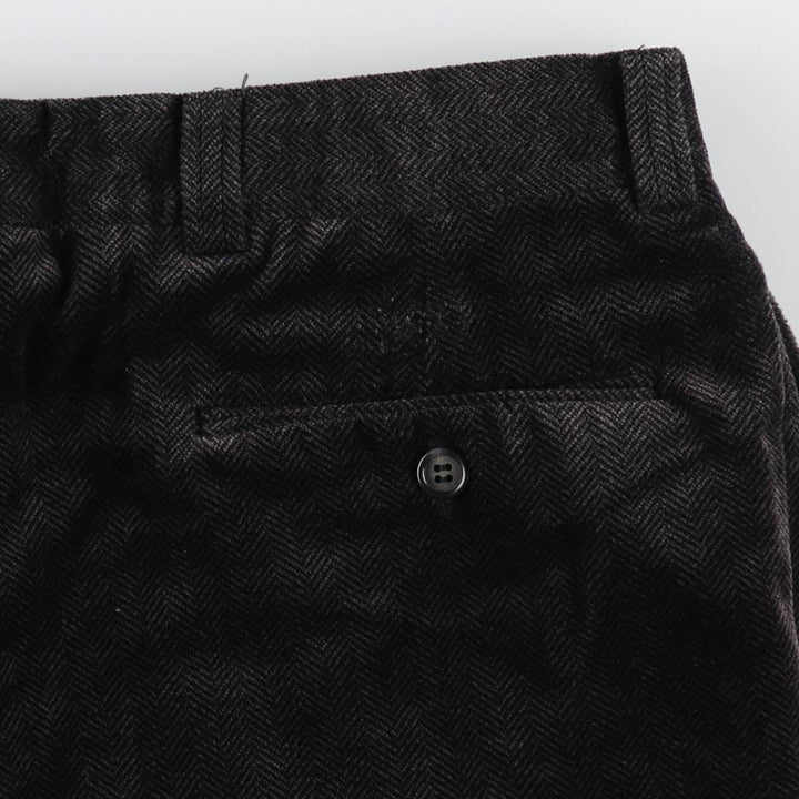 BALLIN Two-pleat Velvet Slacks Pants Made in Canada Men's W34 equivalent /eaa492084