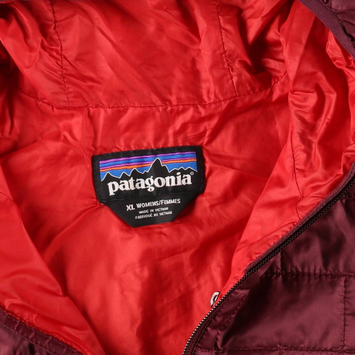 Patagonia Nano Puff Hoody 84226FA14 Padded Parka Puffer Jacket Women's XL /eaa492123