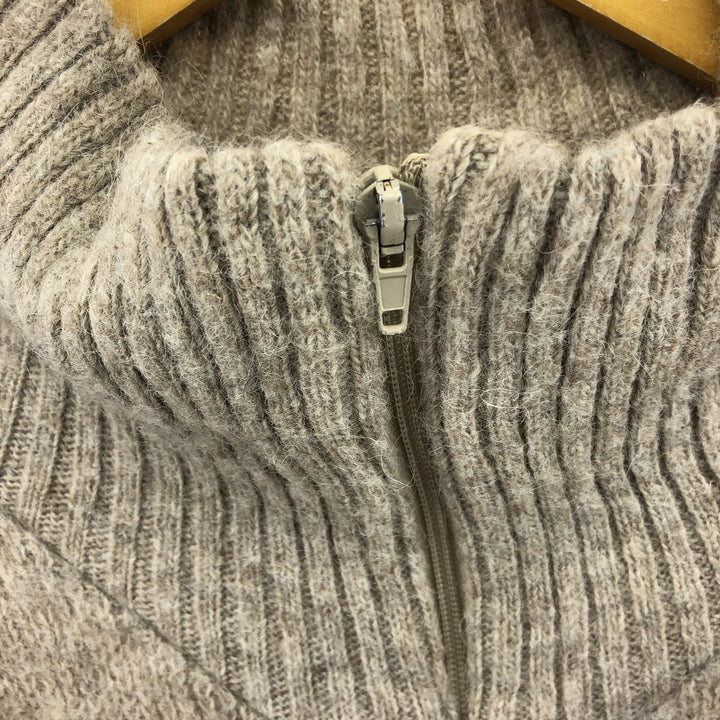 Alafoss Geometric Wool Knit Half Zip Sweater Made in Iceland Men's L /eaa492146