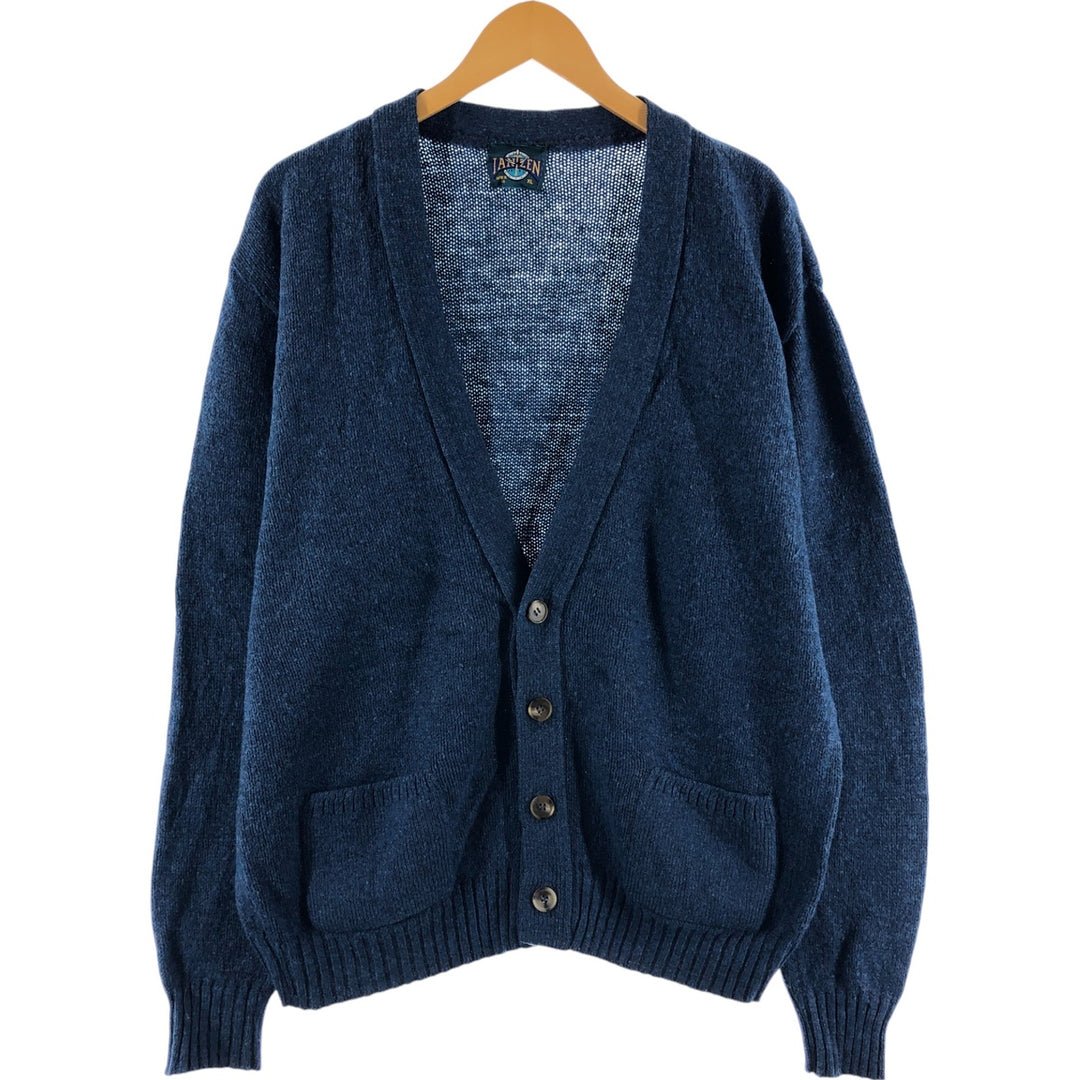 90'S Jantzen acrylic knit cardigan made in USA, men's XL size, vintage /eaa492176