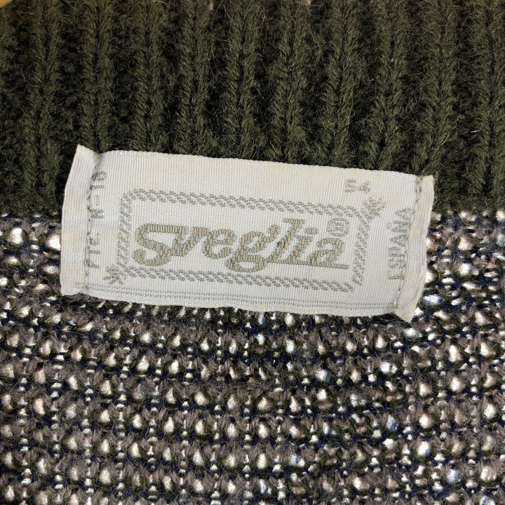 sveglia Argyle Pattern Acrylic Knit Cardigan Men's XL size /eaa492191