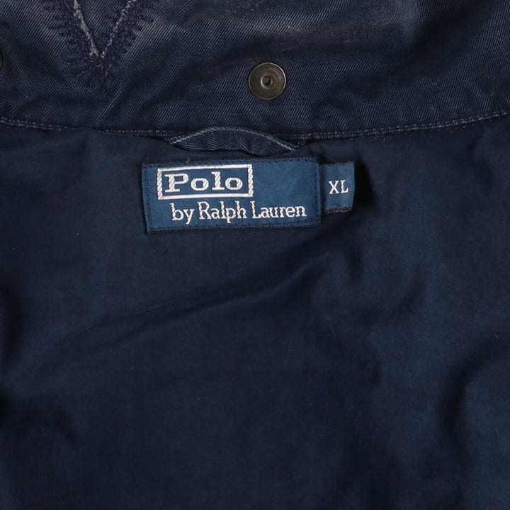 Ralph Lauren POLO by Ralph Lauren Safari Jacket, Men's XL cotton navy blue type Vintage Second Hand