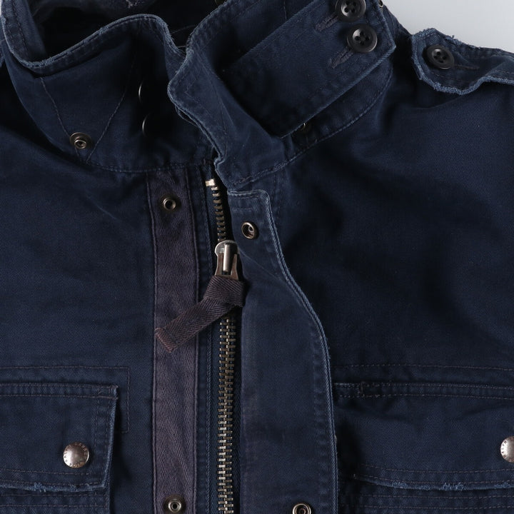 Ralph Lauren POLO by Ralph Lauren Safari Jacket, Men's XL cotton navy blue type Vintage Second Hand