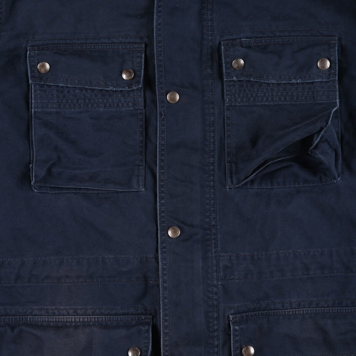 Ralph Lauren POLO by Ralph Lauren Safari Jacket, Men's XL cotton navy blue type Vintage Second Hand