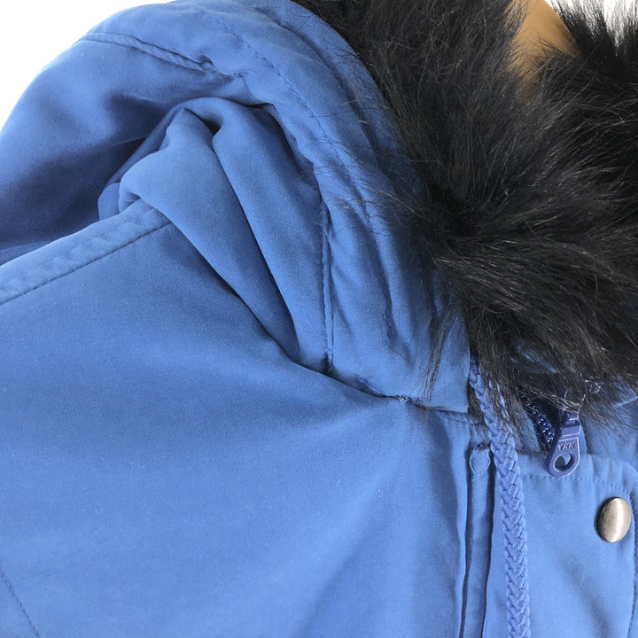 Big size BROMLEY SPORT padded mountain parka shell jacket puffer jacket women's XXXL equivalent polyester blue type Vintage Second Hand