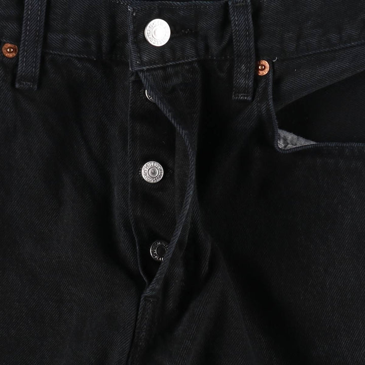 Levi's 501 Euro Model Black Denim Straight Denim Pants Men's W33 equivalent / eaa492233