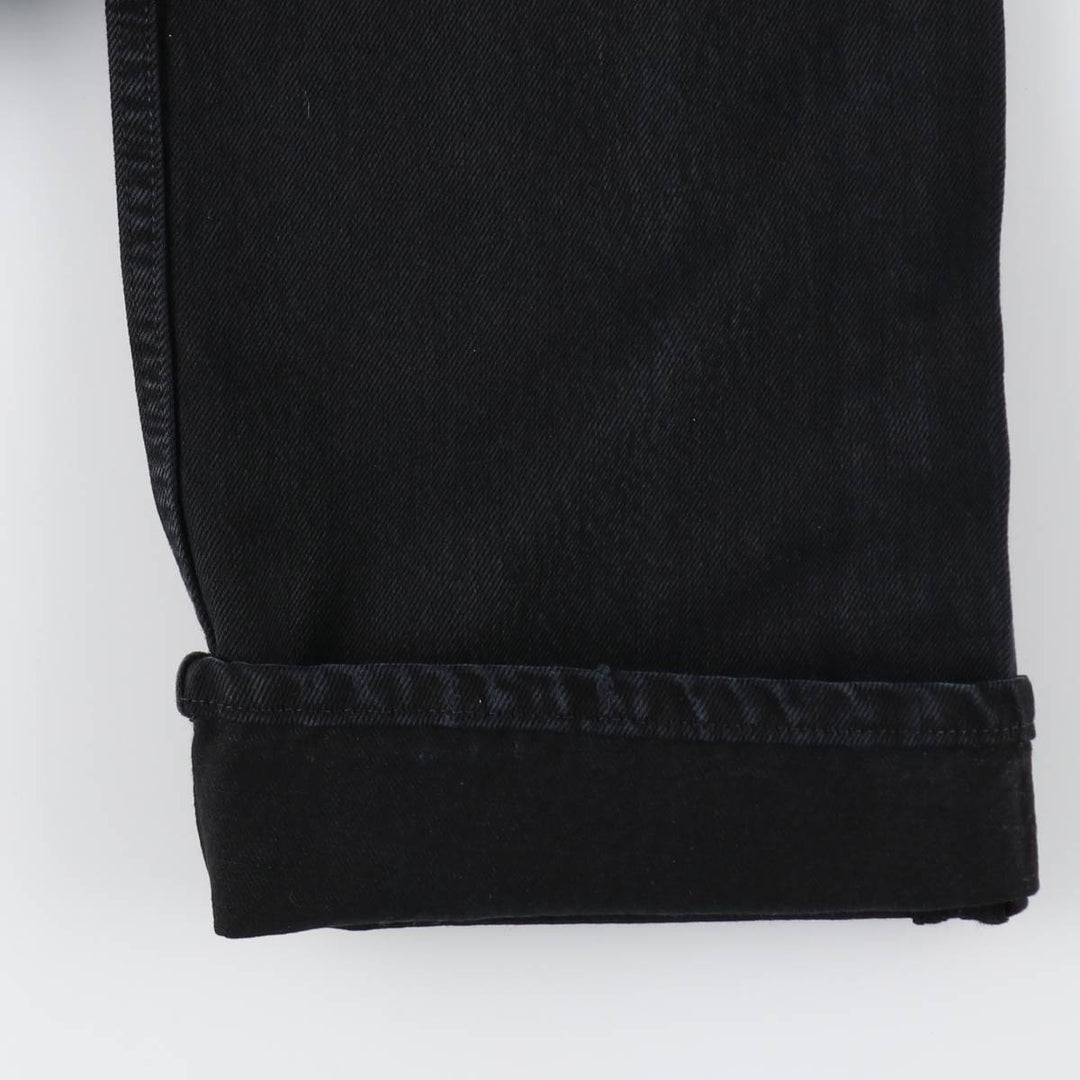 Levi's 501 Euro Model Black Denim Straight Denim Pants Men's W33 equivalent / eaa492233