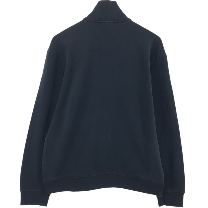 Ralph Lauren POLO by Ralph Lauren full zip sweatshirt, men's XL size Pima Cotton black type Vintage Second Hand