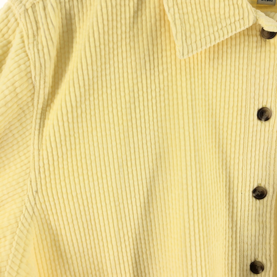 LLBean Long Sleeve Corduroy Shirt Box Shirt Women's Size L /eaa492266