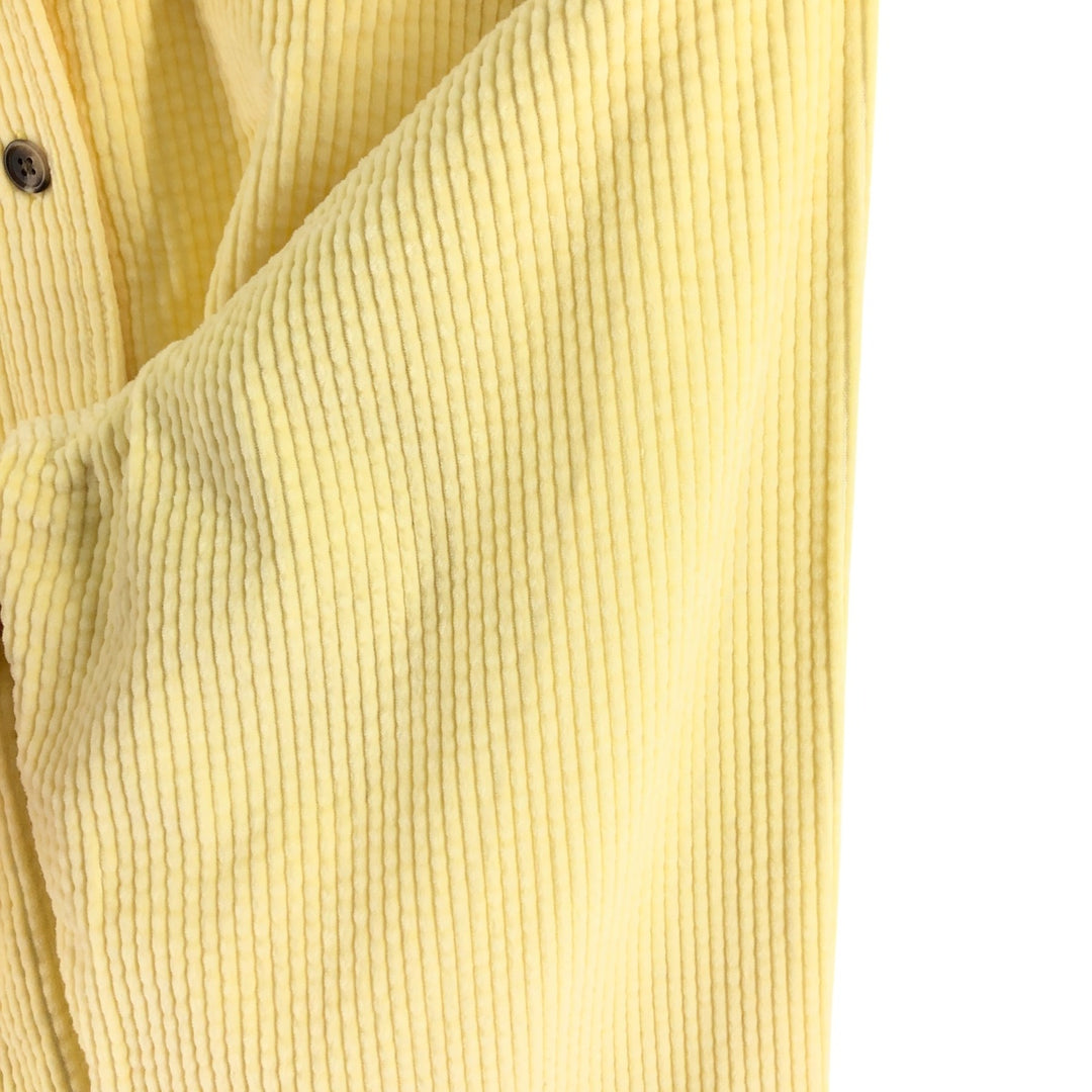 LLBean Long Sleeve Corduroy Shirt Box Shirt Women's Size L /eaa492266