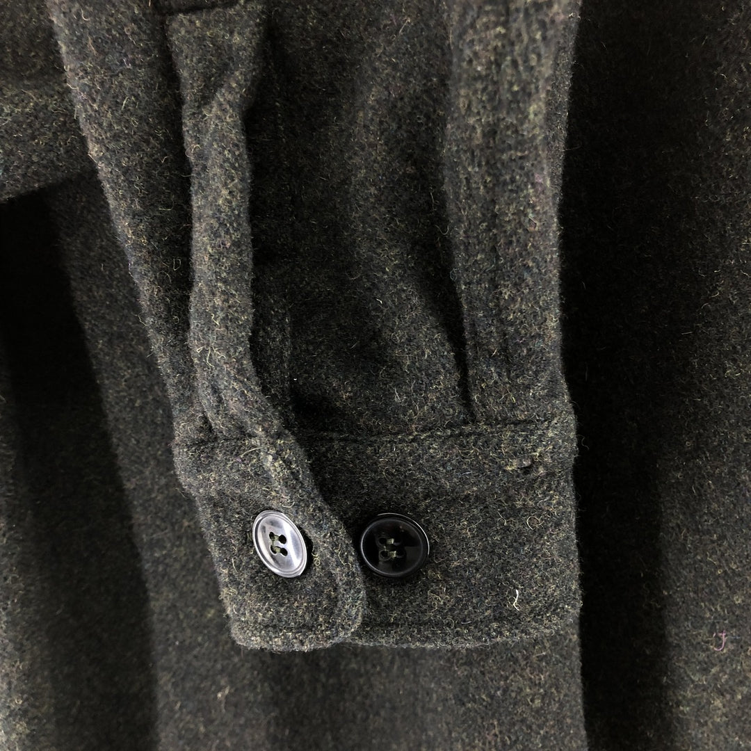 BRANDINI Wool Box Shirt Men's M size /eaa492289