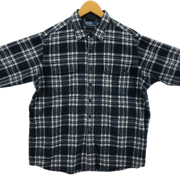 Ralph Lauren POLO by Ralph Lauren Long Sleeve Flannel Check Shirt Men's XL / eaa492332