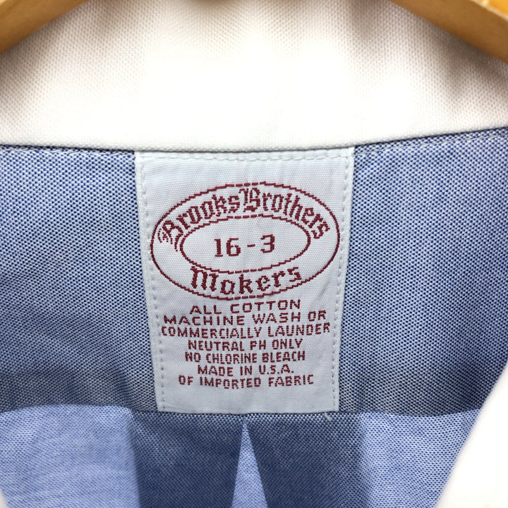 Brooks Brothers MAKERS Long Sleeve Cotton Shirt Cleric Shirt Made in USA Men's L size /eaa492372