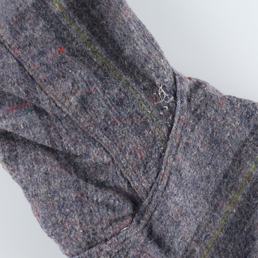 70s~80'S Lee STORM RIDER denim jacket, denim jacket, made in USA, men's size L, vintage /eaa492425