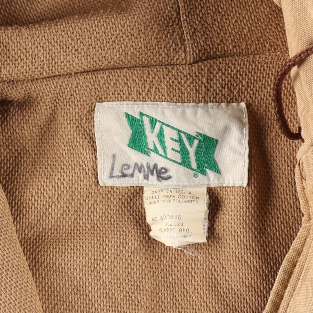 80s-90'S Key Duck Full Zip Hoodie Made in USA Men's XL Vintage /eaa492436