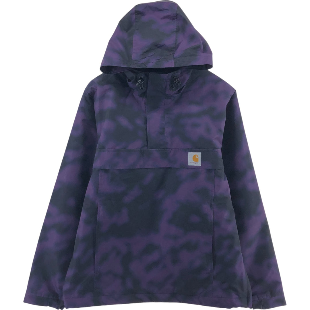 Carhartt NIMBUS PULLOVER all-over print anorak parka, men's size M / eaa492455