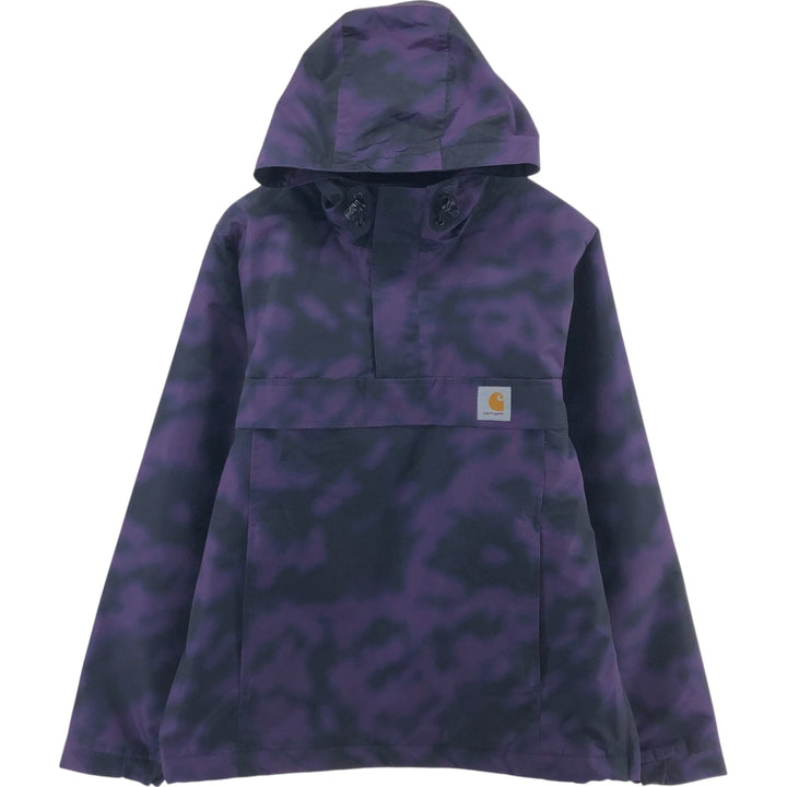 Carhartt NIMBUS PULLOVER all-over print anorak parka, men's size M / eaa492455