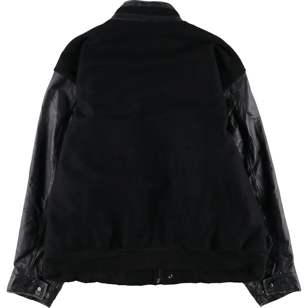 90'S MPM Leather Sleeve Wool Varsity Jacket Award Jacket Varsity Jacket Men's XL Vintage /eaa492465