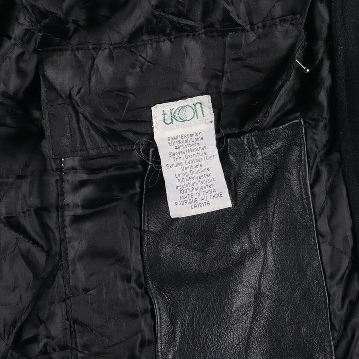 90'S MPM Leather Sleeve Wool Varsity Jacket Award Jacket Varsity Jacket Men's XL Vintage /eaa492465