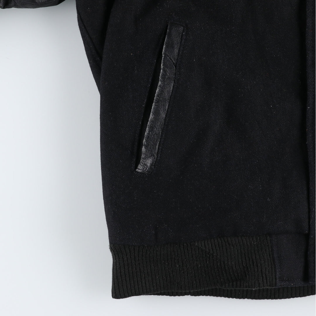 90'S MPM Leather Sleeve Wool Varsity Jacket Award Jacket Varsity Jacket Men's XL Vintage /eaa492465