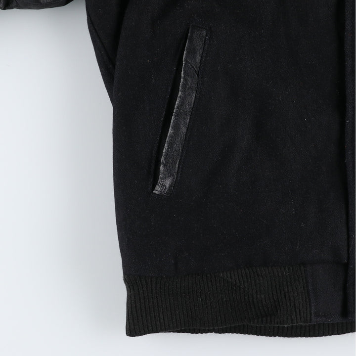 90'S MPM Leather Sleeve Wool Varsity Jacket Award Jacket Varsity Jacket Men's XL Vintage /eaa492465