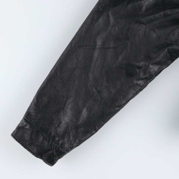 90'S MPM Leather Sleeve Wool Varsity Jacket Award Jacket Varsity Jacket Men's XL Vintage /eaa492465