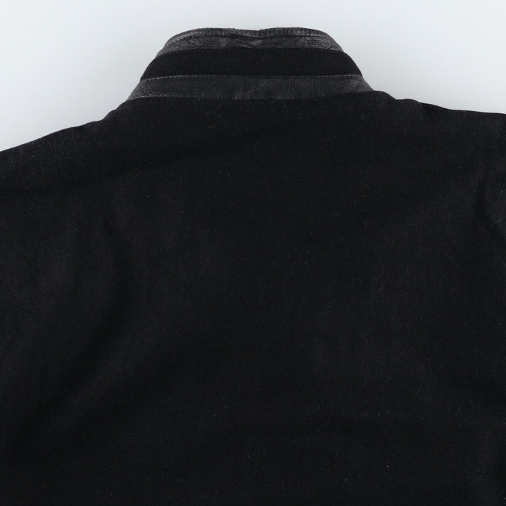 90'S MPM Leather Sleeve Wool Varsity Jacket Award Jacket Varsity Jacket Men's XL Vintage /eaa492465