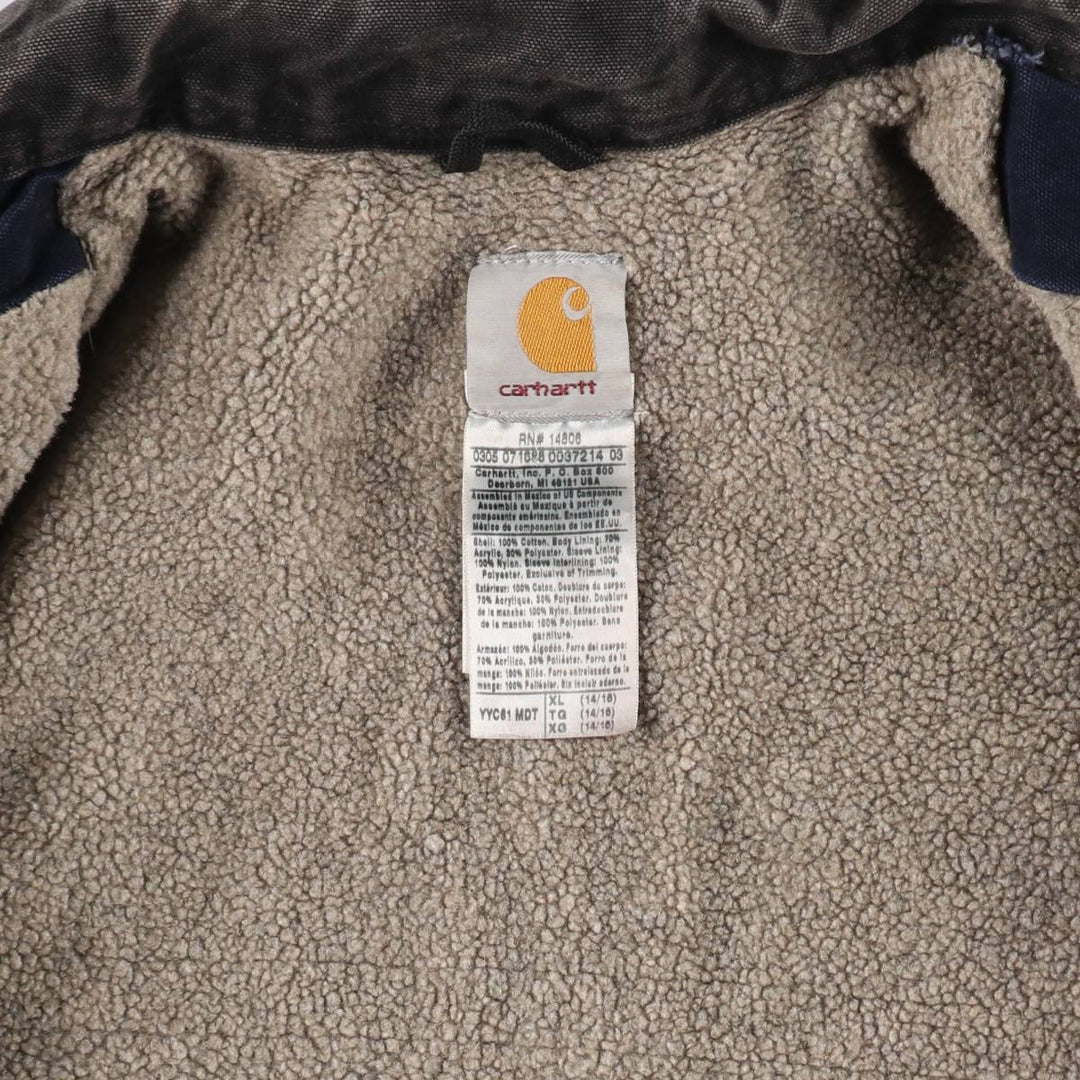 00'S Carhartt Ridge Coat Duck Work Jacket Men's XL / eaa492473