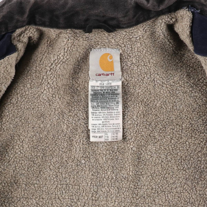 00'S Carhartt Ridge Coat Duck Work Jacket Men's XL / eaa492473