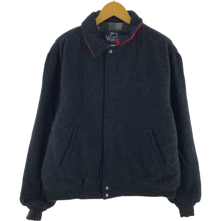 80'S WOOLRICH Wool Blouson Made in USA Men's L Size Vintage /eaa492474