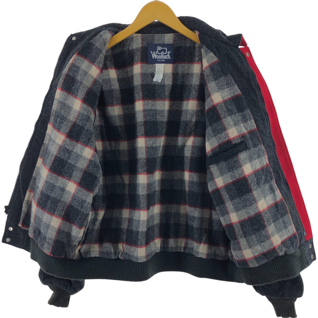 80'S WOOLRICH Wool Blouson Made in USA Men's L Size Vintage /eaa492474