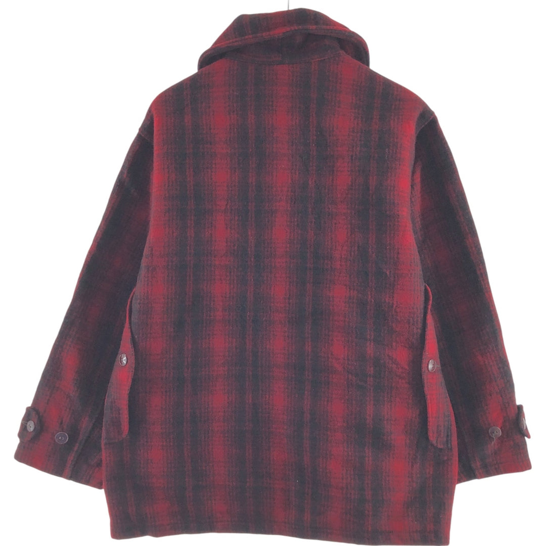 70'S WOOLRICH Ombre Check Wool Mackinaw Jacket Men's XL Vintage /eaa492476