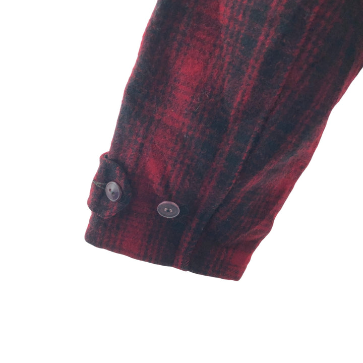 70'S WOOLRICH Ombre Check Wool Mackinaw Jacket Men's XL Vintage /eaa492476