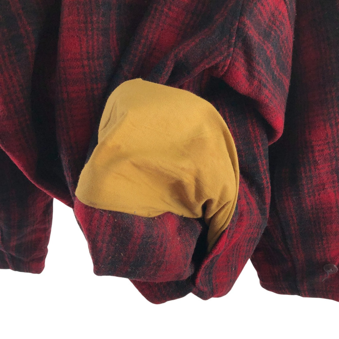 70'S WOOLRICH Ombre Check Wool Mackinaw Jacket Men's XL Vintage /eaa492476