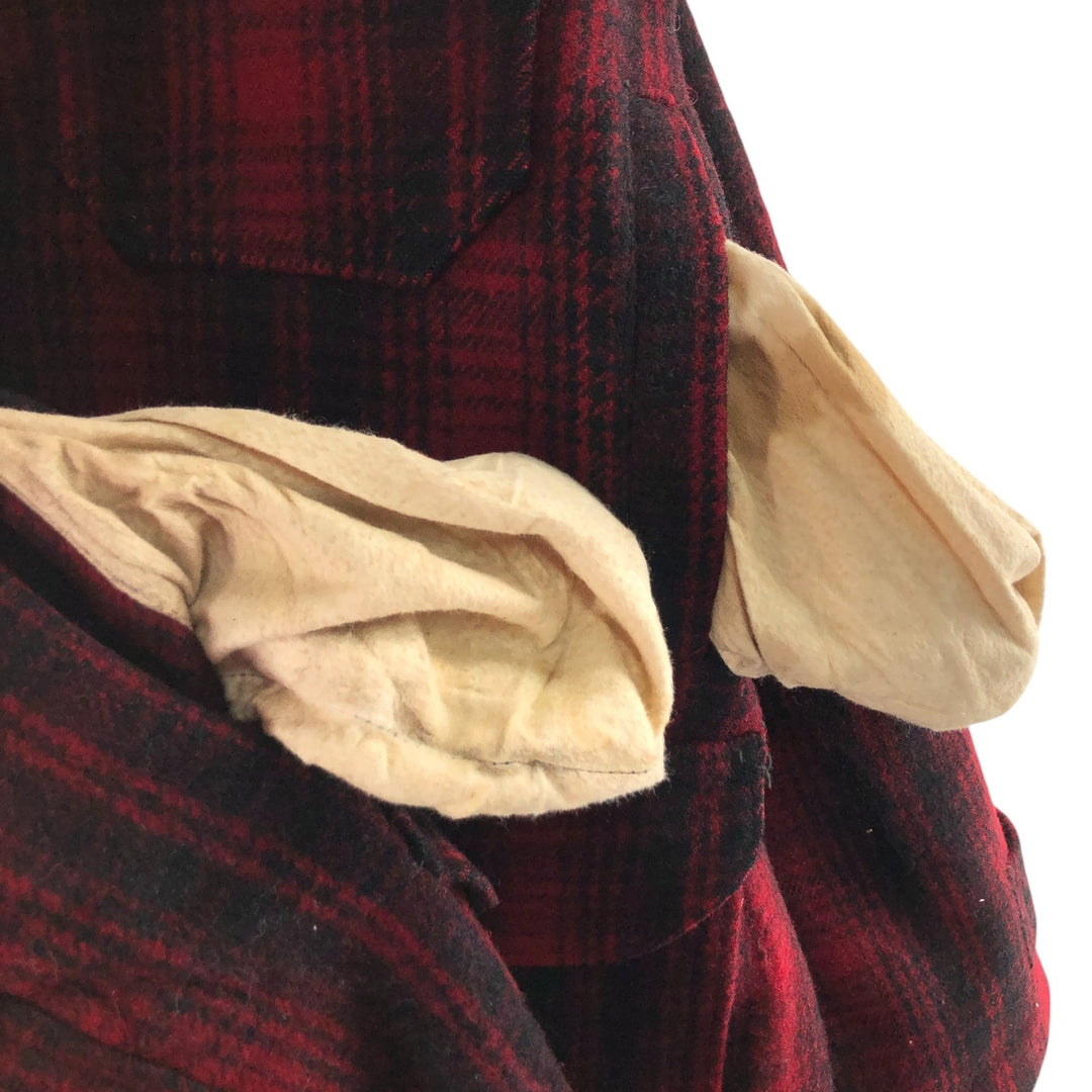 70'S WOOLRICH Ombre Check Wool Mackinaw Jacket Men's XL Vintage /eaa492476