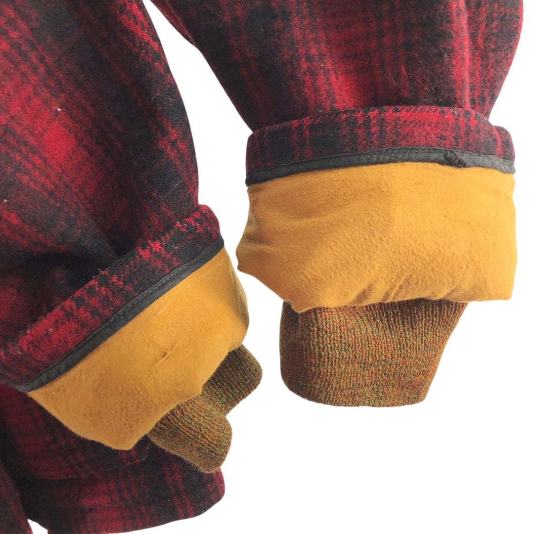 70'S WOOLRICH Ombre Check Wool Mackinaw Jacket Men's XL Vintage /eaa492476
