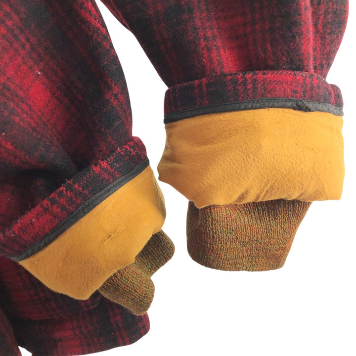 70'S WOOLRICH Ombre Check Wool Mackinaw Jacket Men's XL Vintage /eaa492476