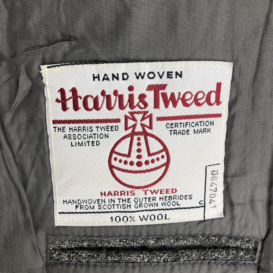 90'S Harris Tweed Wool Tailored Jacket Men's M Size Vintage / eaa492495