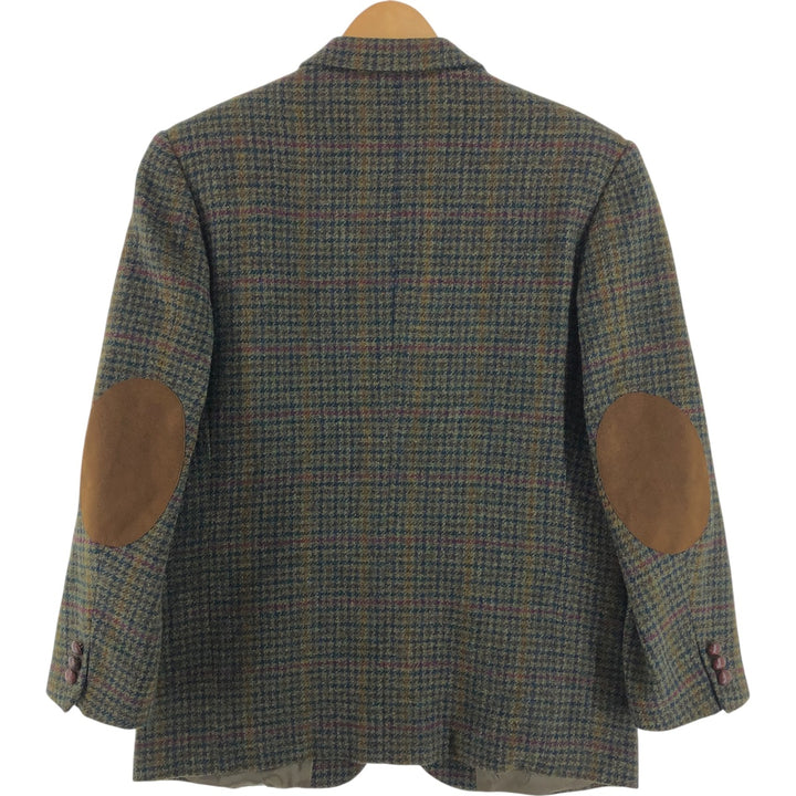 Harris Tweed Emidio Tucci Check Pattern Wool Tailored Jacket Men's M size / eaa492497