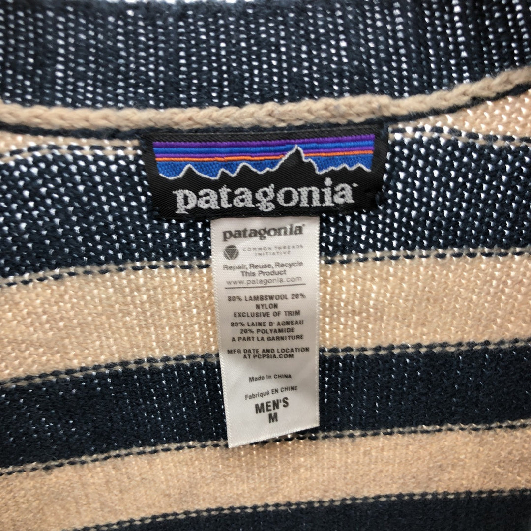 Patagonia 50305FA12 Border Pattern Lambswool Knit Sweater Men's M size / eaa492535