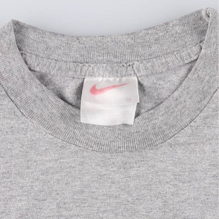 90'S Nike Sports Print T-Shirt, Men's Medium, Vintage cotton gray type Vintage Second Hand