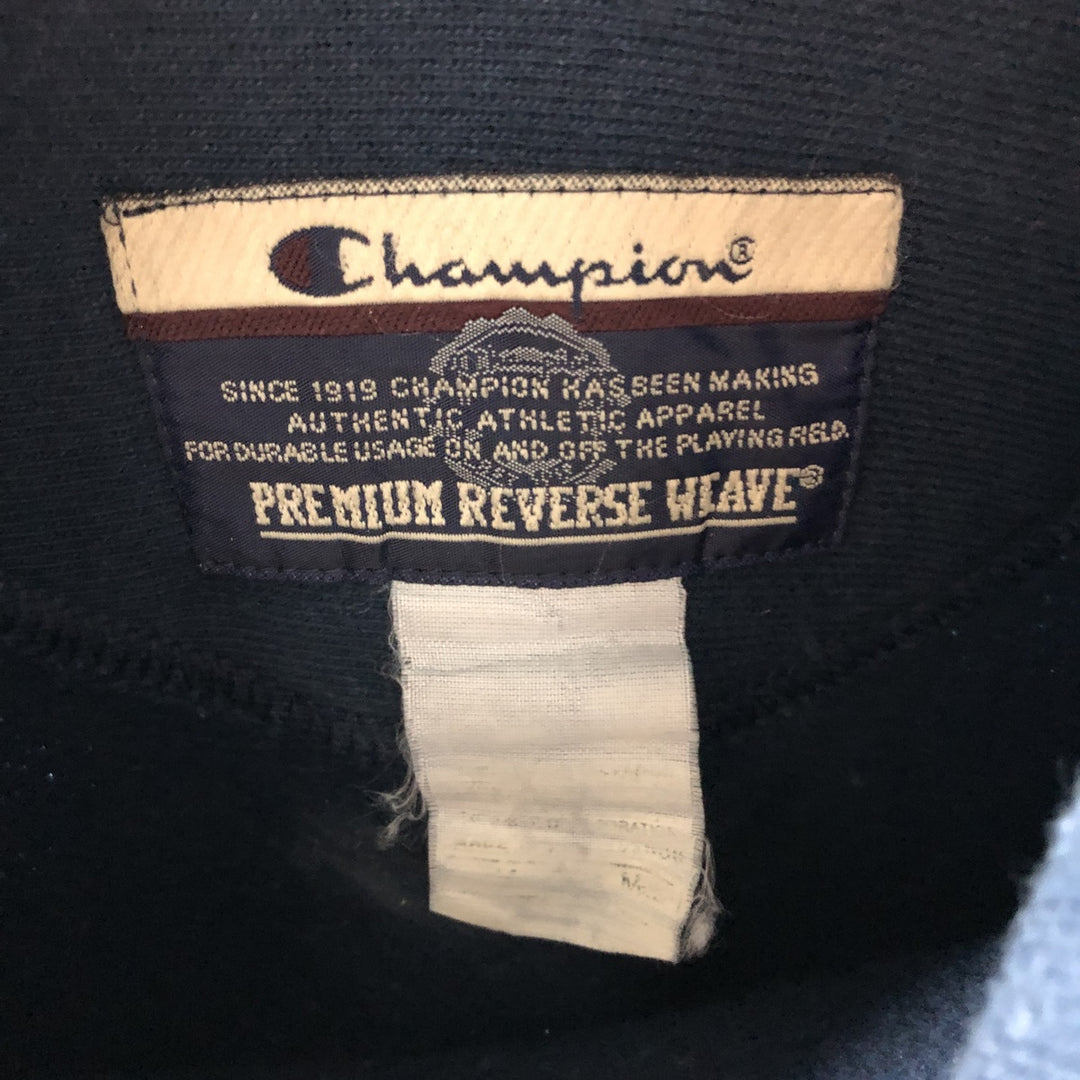 00'S Champion Premium Reverse Weave No Eyes Plain Blank Sweatshirt Hoodie Men's XL /eaa492620