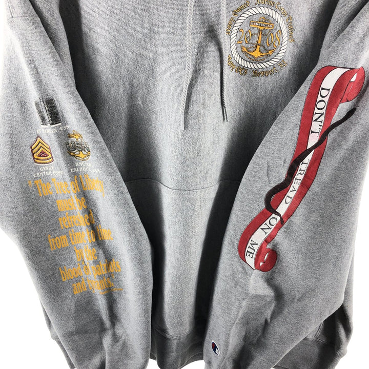 00'S Champion Premium Reverse Weave Back Print Sweat Pullover Hoodie Men's L size / eaa492627