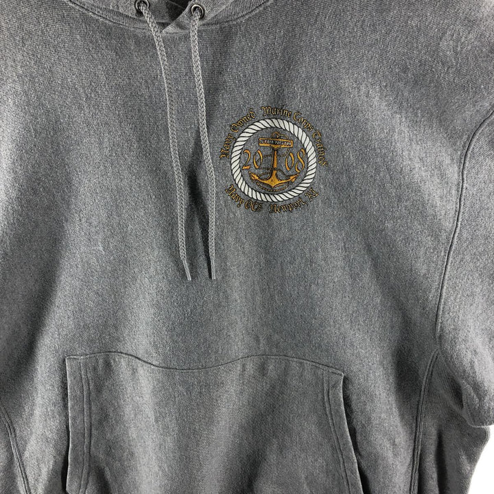 00'S Champion Premium Reverse Weave Back Print Sweat Pullover Hoodie Men's L size / eaa492627