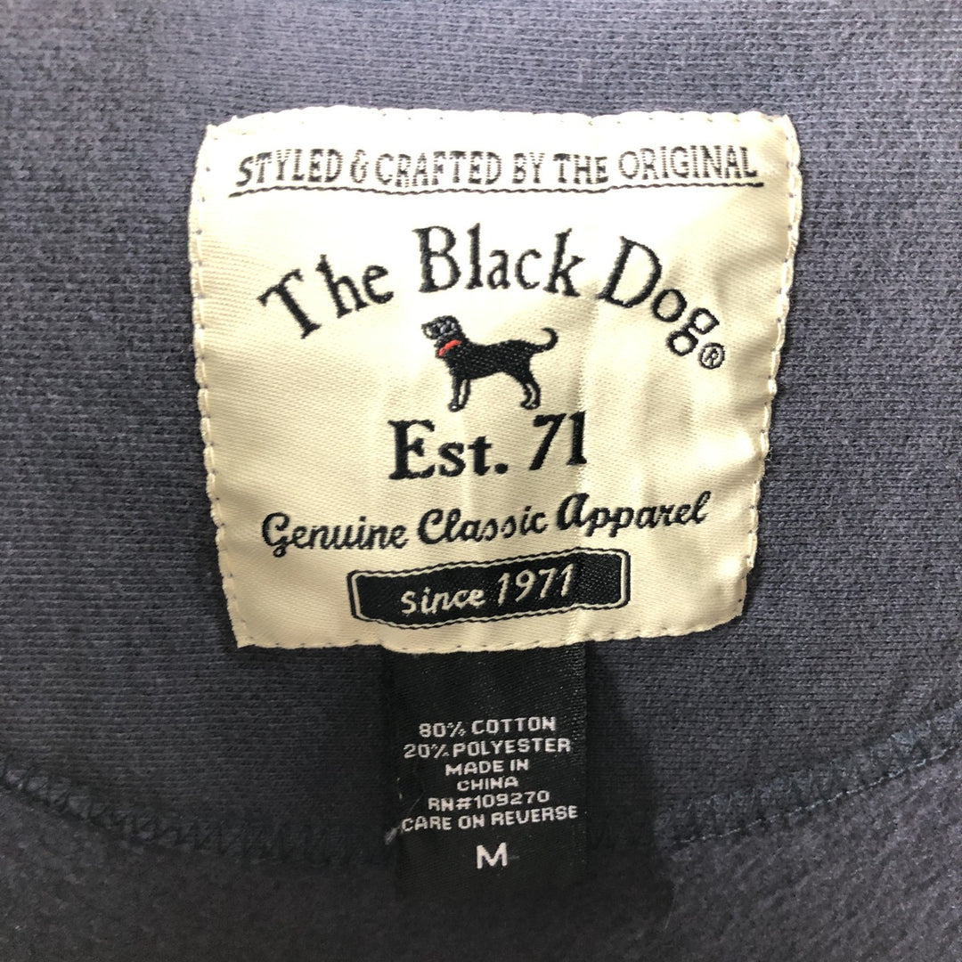 The Black Dog Dog Pattern High Neck Reverse Weave Type Animal Sweatshirt Trainer Men's M /eaa492630