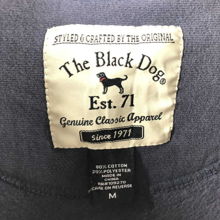 The Black Dog Dog Pattern High Neck Reverse Weave Type Animal Sweatshirt Trainer Men's M /eaa492630