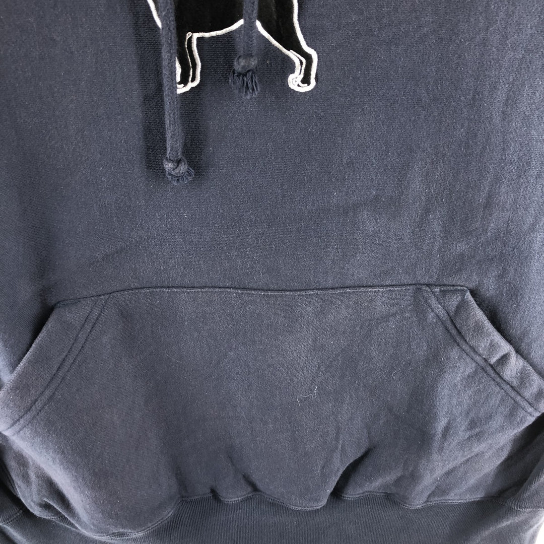 The Black Dog Dog Pattern High Neck Reverse Weave Type Animal Sweatshirt Trainer Men's M /eaa492630