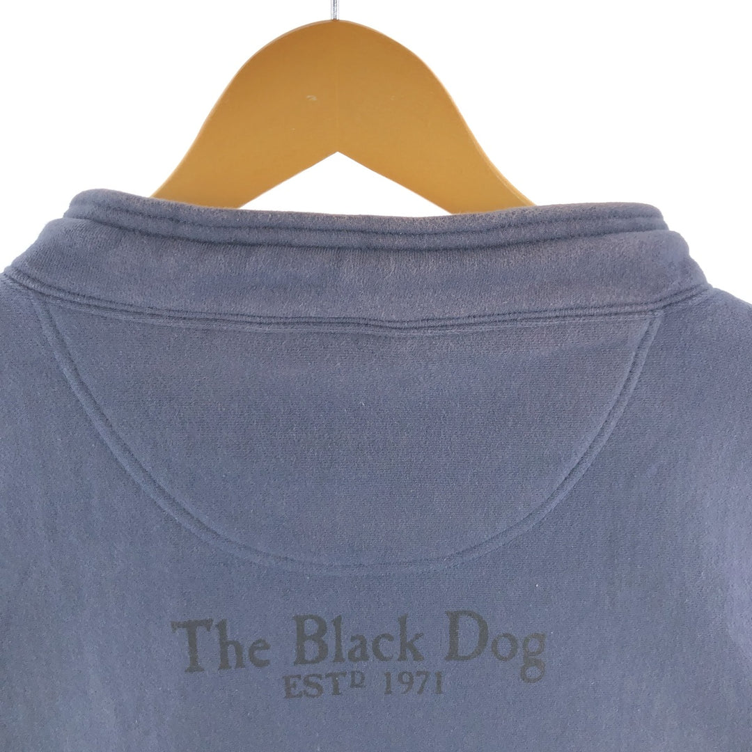 The Black Dog Dog Pattern High Neck Reverse Weave Type Animal Sweatshirt Trainer Men's M /eaa492630